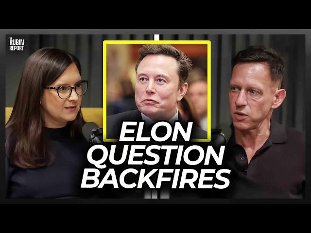 Host Goes Quiet When Peter Thiel Turns Elon Musk Question on Her