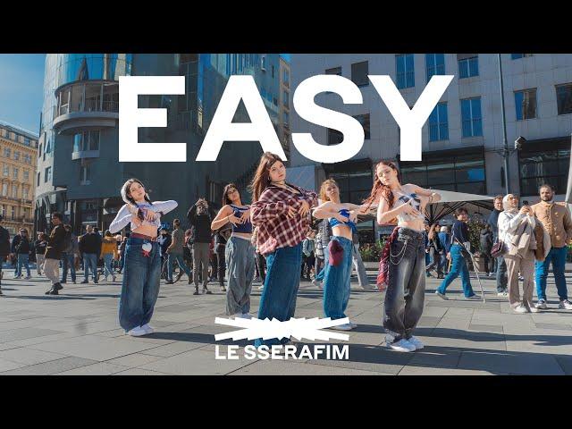 [K-POP IN PUBLIC VIENNA] - LE SSERAFIM (르세라핌) 'EASY' - Dance Cover - [UNLXMITED] [4K] [ONETAKE]