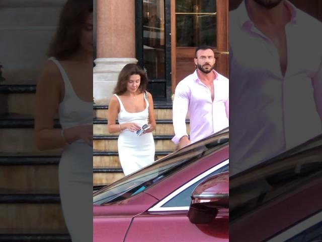 Billionaire couple leaving Hotel de Paris #billionaire #monaco #luxury #trending #lifestyle #fyp