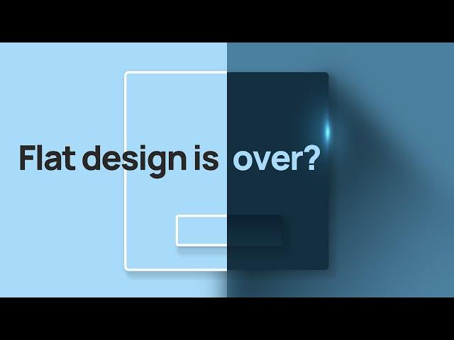 Flat Design is Ending, Finally. What next?