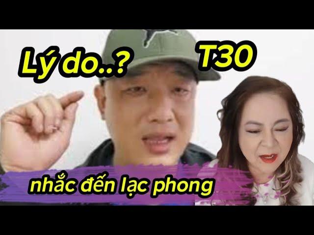 Lạc phong lên tiếng nhấn mạnh bà Nguyễn Phương hằng lần cuối cùng drama