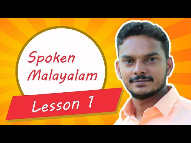 Basic Spoken Malayalam Lesson | English With Jintesh|