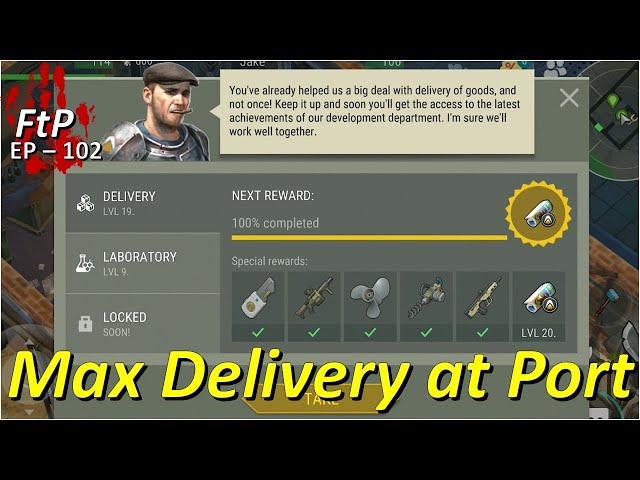 Maxing out Port Delivery - New Bike Style - EP 102 - Free to Play [Last Day on Earth]