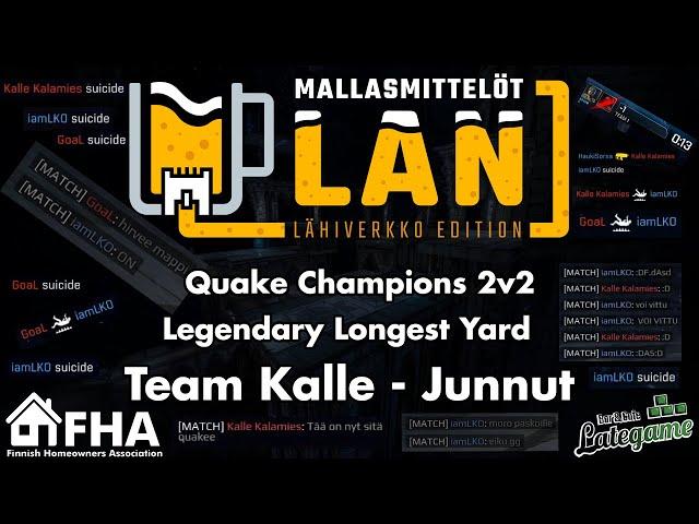 Mallasmittelöt LAN QC 2v2 [Team Kalle vs Junnut] (Longest yard)