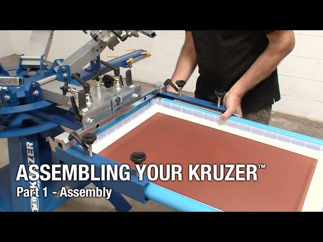 M&R Kruzer Manual Screen Printing Press - Assembly Instructions - Part 1