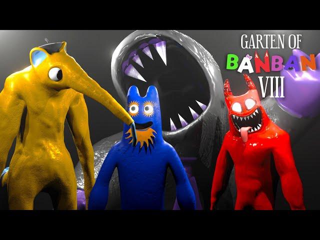 Garten of Banban 8 - All New Bosses! (Full Gameplay #1)