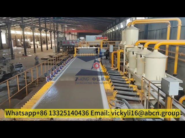 Fireproof FC board making machine fiber cement planks wall panel machine