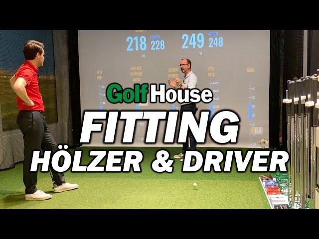 Krasse VERBESSERUNG beim Hybrid | Hölzer & Driver Fitting bei Golf House | KW GOLF