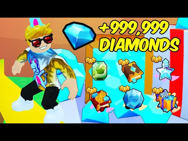 Getting Insane Diamonds With Best Diamond Farm Method In Pet Simulator 99