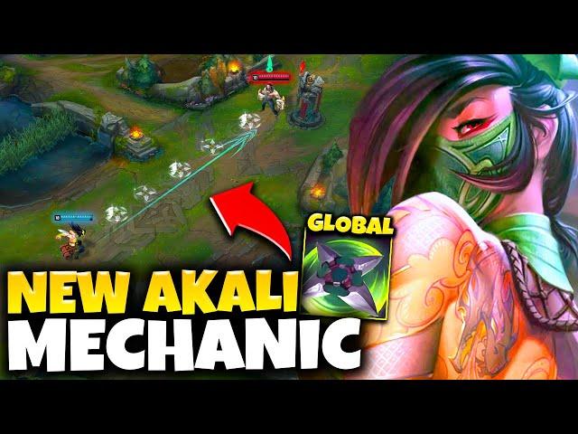 I DISCOVERED NEW AKALI MECHANICS | Global E Throw, Infinite Passive Stall - League of Legends