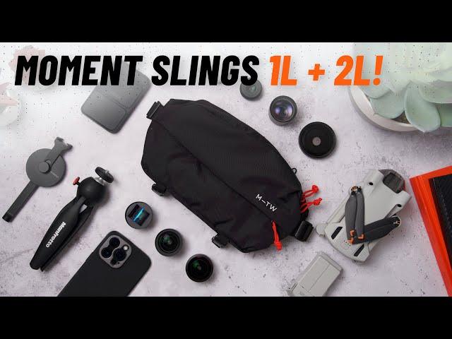 Minimal Tech Carry - Moment 1L + 2L Sling Bags!