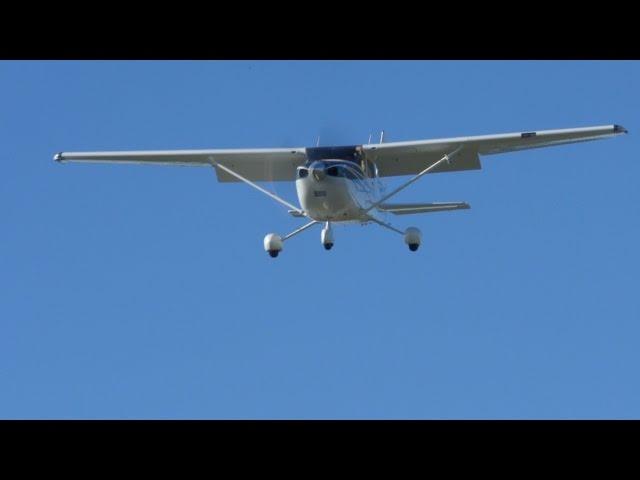 Landing at 8,500 ft Density Altitude - NorCal - C182 Skylane - California Mountain Flying