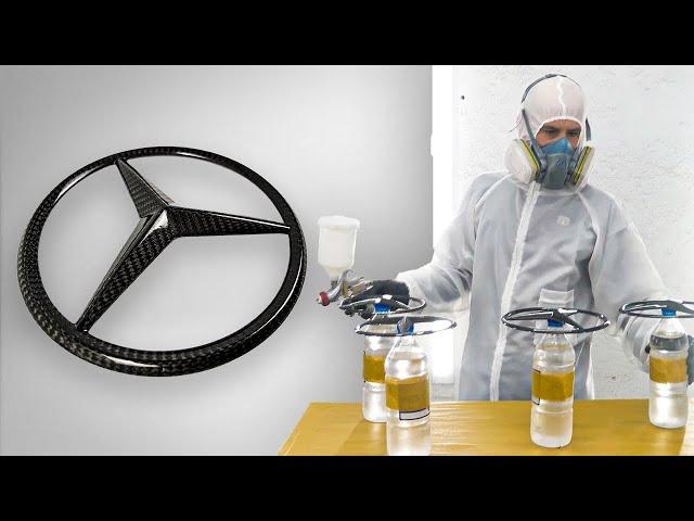 Mercedes Carbon Emblem: Crafting Process