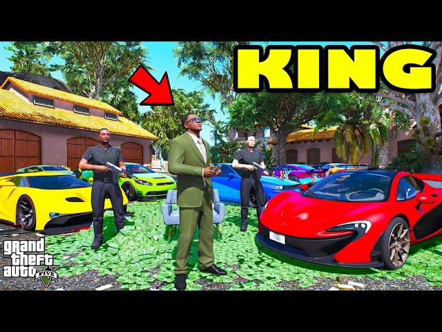 Franklin Is The New KING OF LOS SANTOS in GTA 5 | SHINCHAN and CHOP