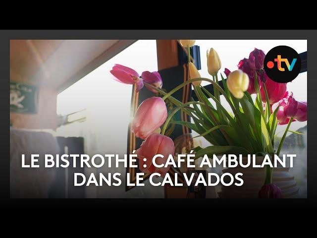 Le Bistrothé : un café, salon de thé ambulant, dans un bus qui sillonne le calvados