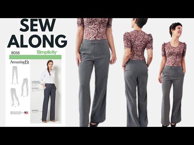 Master the Perfect Fit: Sewing Wide-Leg Pants with Fly Front Zip 