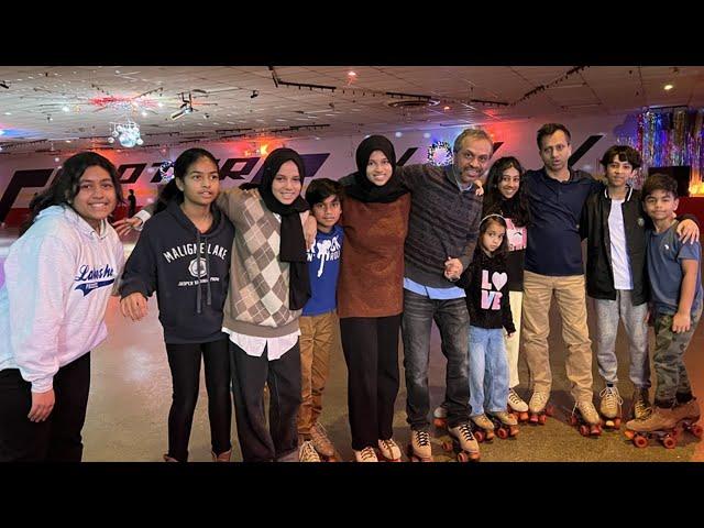 Funny Roller Skating | Maryam Masud, Fatima Masud and their cousins are having so much fun