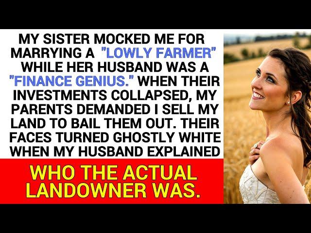 My Sister Mocked Me for Marrying a Farmer—Until We Refused to Bail Her Out