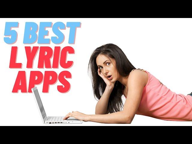 5 BEST SONGWRITING APPS FOR LYRICS | Lyric Writing Apps Apps For Songwriting Free, AI,  & Paid Apps