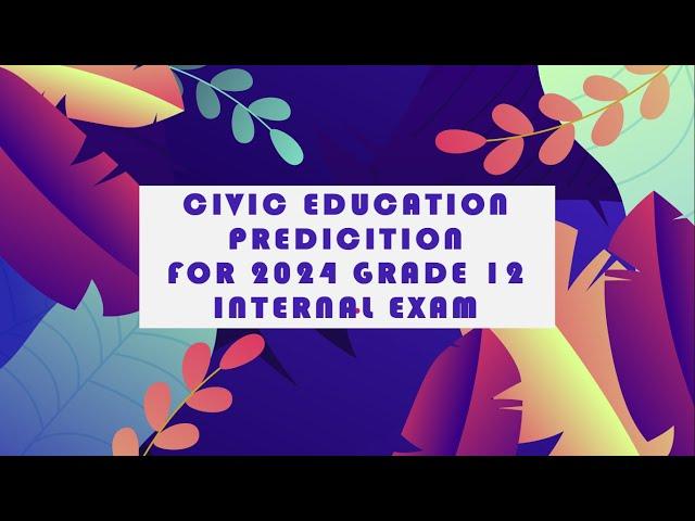 2024 ECZ Civic Education Prediction