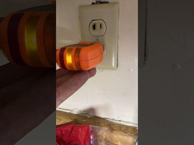 Replacing an outlet next to a kitchen sink. #HandsomeOrHandy. ￼