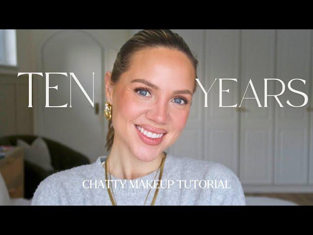 10 years on YouTube || A chatty makeup tutorial | 2025