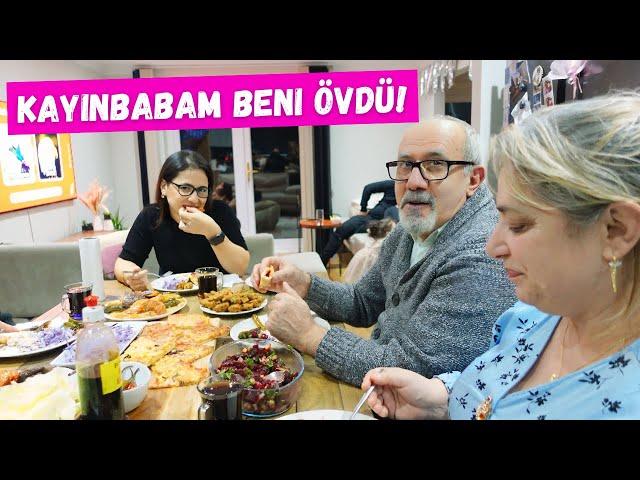 VLOG+ KAYINVALİDEM 14 KİŞİLİK YEMEK MENÜMÜ PUANLADI VE KAHKAHALAR ÇIKTI! 