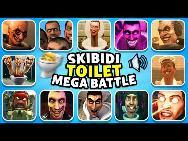  Guess Meme Voice  | Skibidi Toilet Mega Battle | Skibidi Toilet Meme