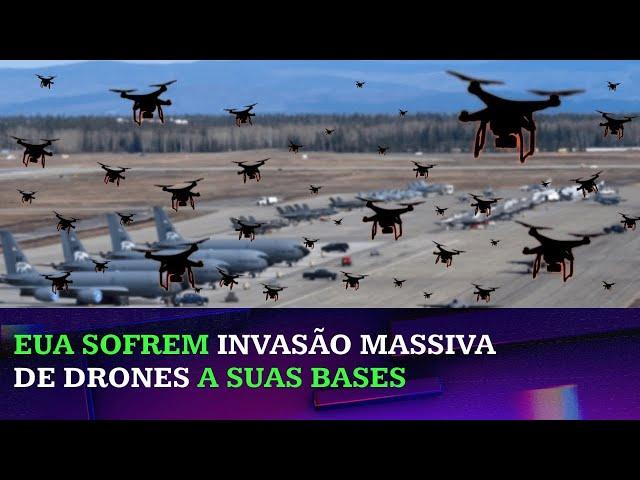 Pentágono reporta invasão massiva de drones em suas bases nos EUA