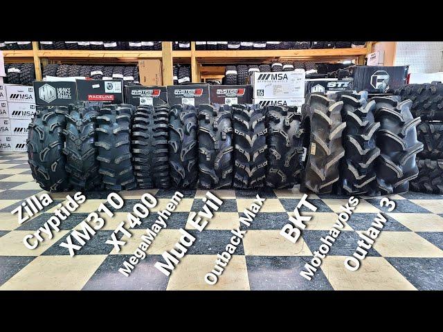 The BEST Mud Tires for ATVs & SxS 2021 Comparison Weight & Design | ITP System 3 STI Maxxis