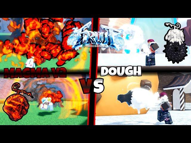 DOUGH VS MAGMA V2 [FRUIT BATTLEGROUNDS]