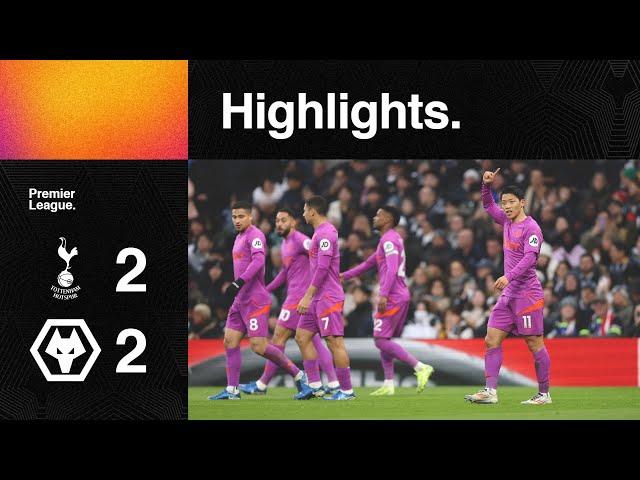 Hwang and Strand Larsen on target! | Tottenham Hotspur 2-2 Wolves | Highlights