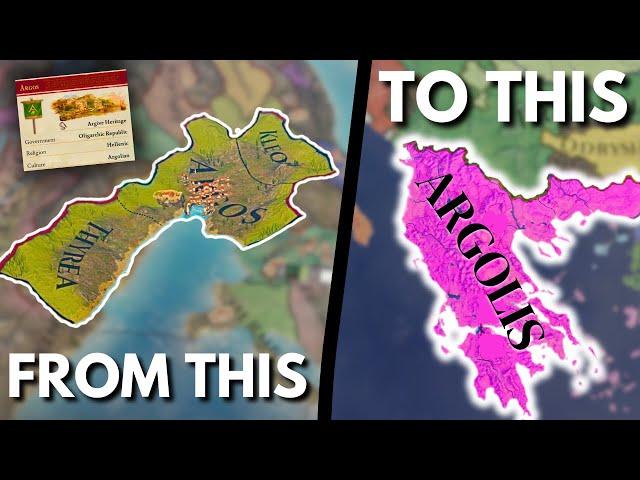 From 1 City to ALL OF GREECE in 50 Years! - Imperator Rome A-Z