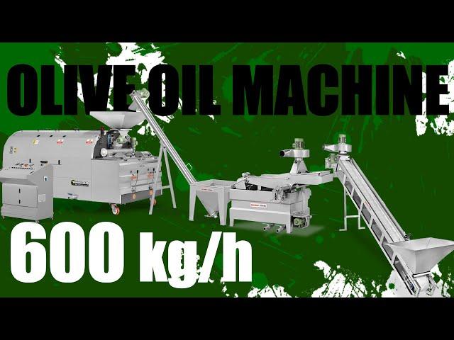 OLIVE OIL EXTRACTION MACHINE 600kg/h - OLIVE OIL FACTORY - OLIVE OIL MACHINE