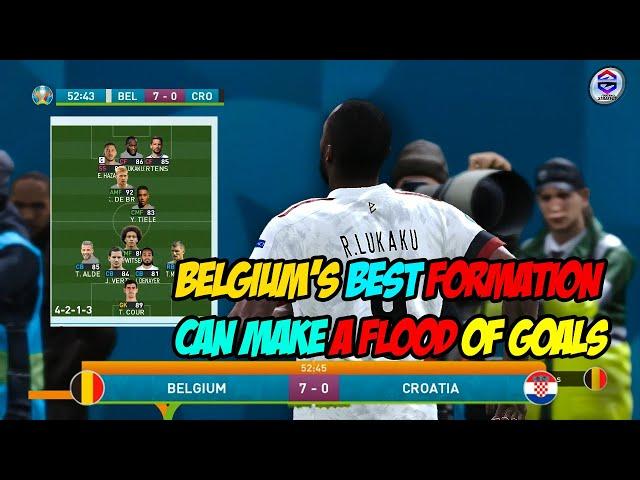 Belgium's best formation can make a flood of goals | eFootball PES 2021