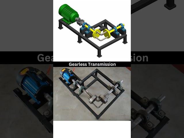 Gearless Transmission using Elbow mechanism  #mechanical #engineering #cad #project #prototype #3d