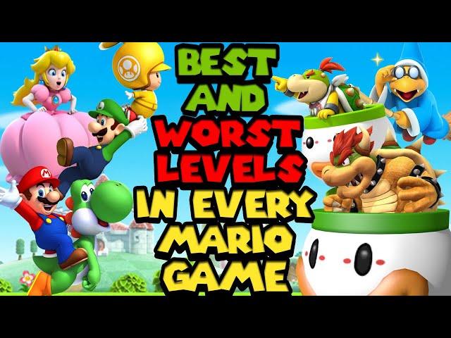 The Best and Worst Levels in Every Mario Game