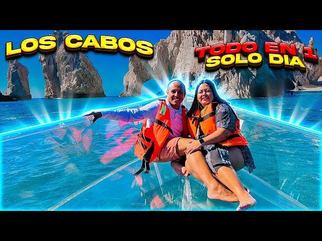 Los Cabos 2022  What to do 1 DAY ONLY CHEAP?  Whales  Beach  ARCO  TRANSPARENT BOAT  WOW