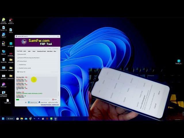 Samsung A23 (SM-A236E) - Unlock /Bypass Google Account (FRP Lock) With Free Tool One Click