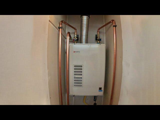 19 Year Old HVAC Technician Installs Tankless Water Heater | Step-by-Step Guide