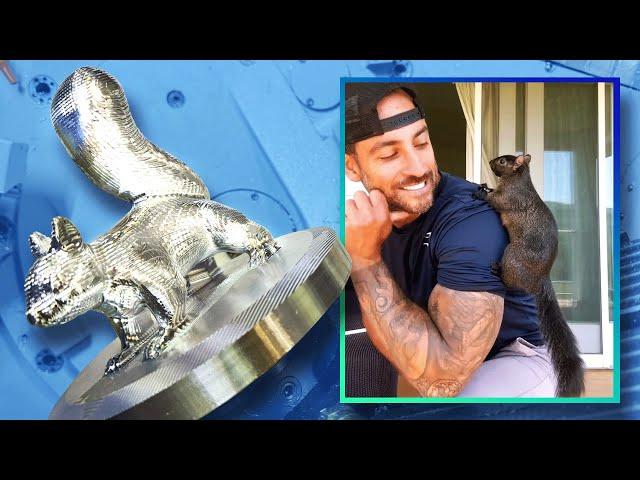 We CNC Machined Peanut the Squirrel