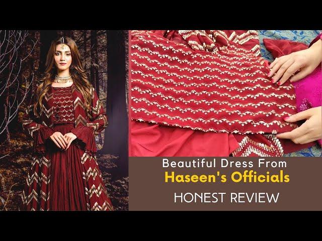 Beautiful Party Wear Dresses| Haseen's Official Dresses Honest Review| Worth Buying It Or Not?