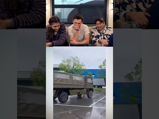 Try to laugh Tom Holland react part 21 #tomholland #funny #trytolaugh #reaction