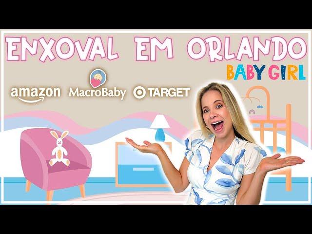 Enxoval de Bebe COMPLETO nos EUA | DICAS Essenciais e QUANTO gastamos | TARGET, AMAZON e MACROBABY