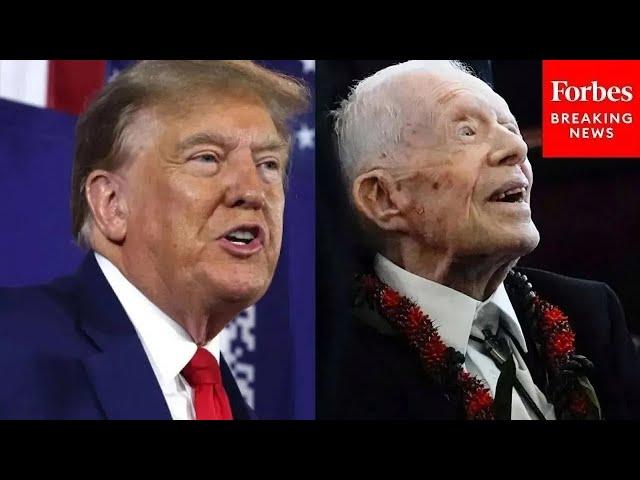 BREAKING NEWS: Trump Reacts To Jimmy Carter's Death At 100