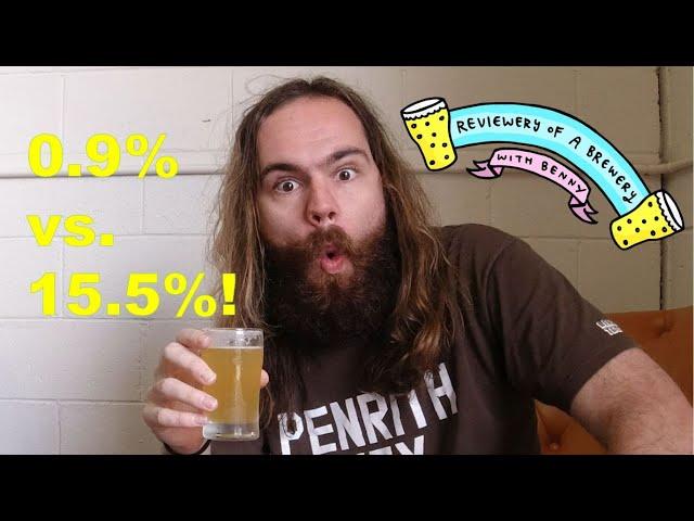 Ultra Light Beer vs Quadruple Stout at Brew Mountains Brewery: Reviewery of a Brewery S02 E02