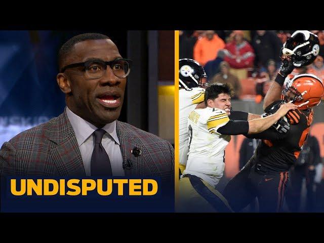 Shannon Sharpe reacts to Myles Garrett hitting Mason Rudolph with his own helmet | NFL | UNDISPUTED