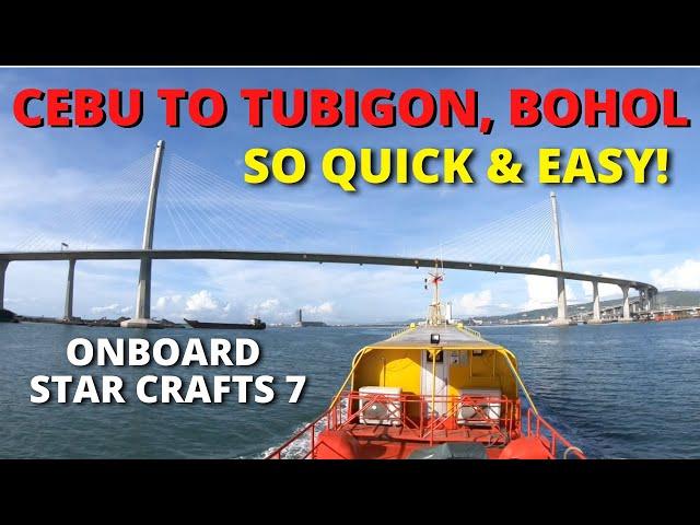 Cebu City to Tubigon, Bohol, Philippines Fastcraft Ride | Star Crafts 7 | Barko Vlog | Ferry Ride