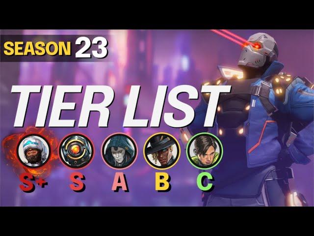 LEGENDS TIER LIST for Season 23 - BEST and WORST Legends - Apex S23 Meta Guide