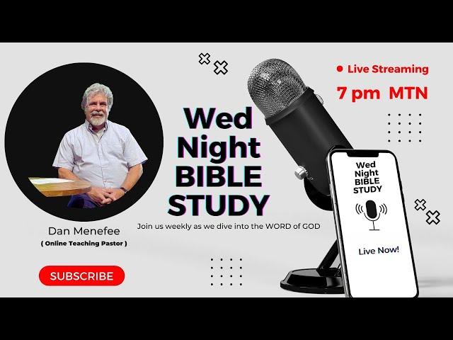 Join us weekly as we dive into the WORD of GOD